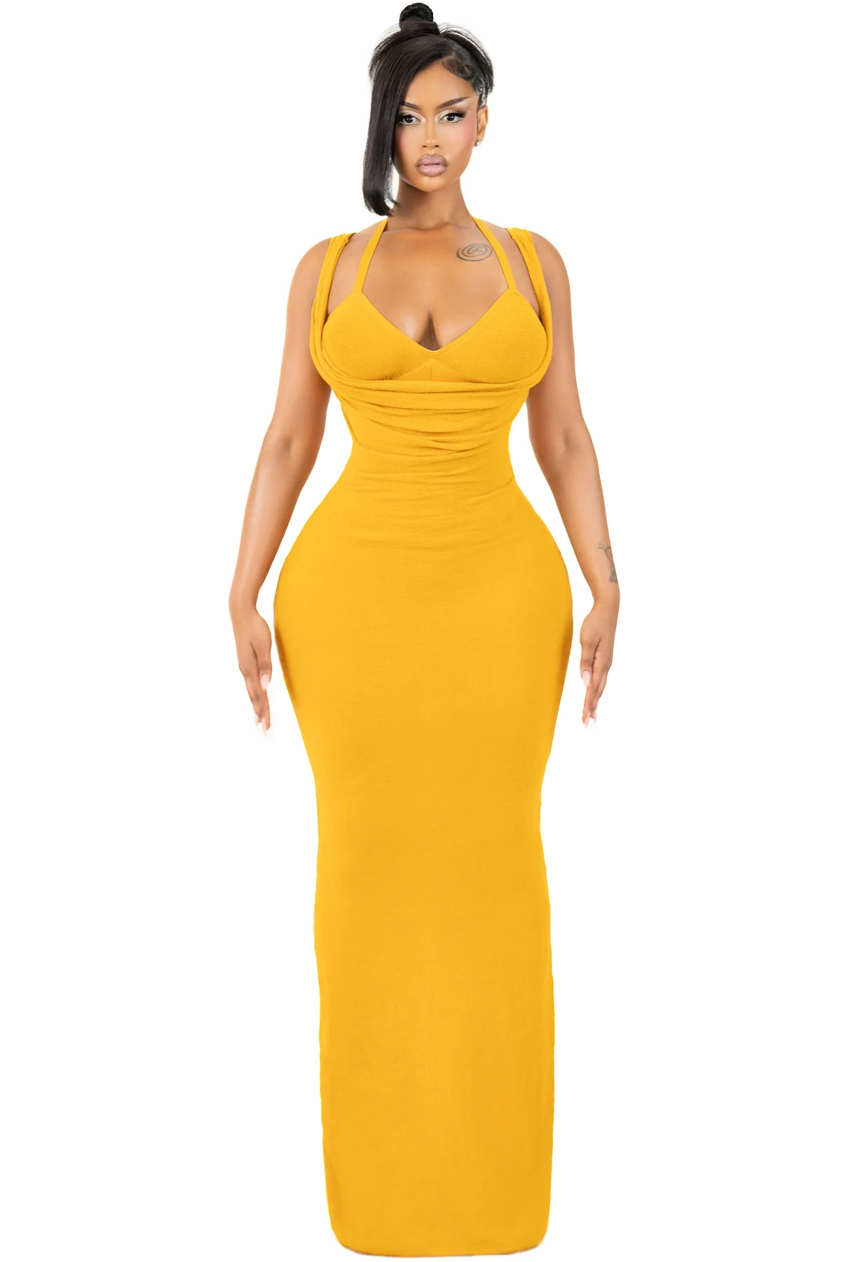 SICILY HONEY MAXI DRESS - Image 3