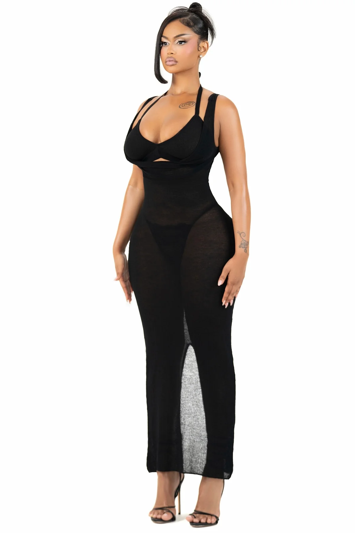 SICILY SHEER MAXI DRESS - Image 3