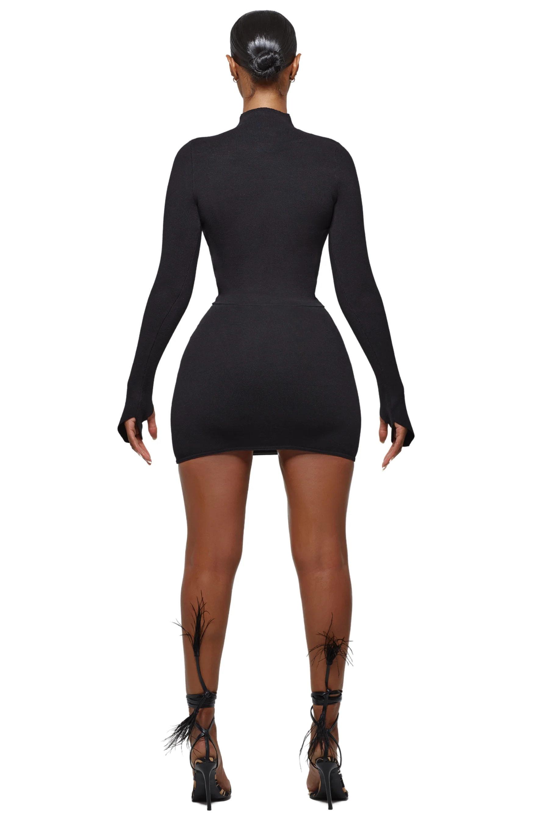 ZULI ONYX BLACK SKIRT - Image 3